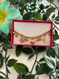 Bracelet Charms Doré – Acier Fort Inoxydable